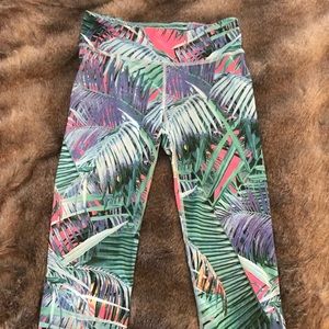 Colorful Capri yoga pants